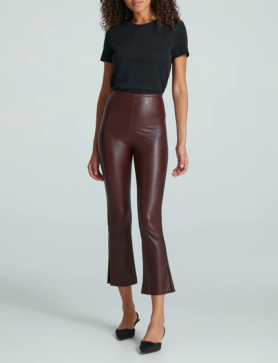 Commando Commando Faux Leather Crop Flare Endless Waves