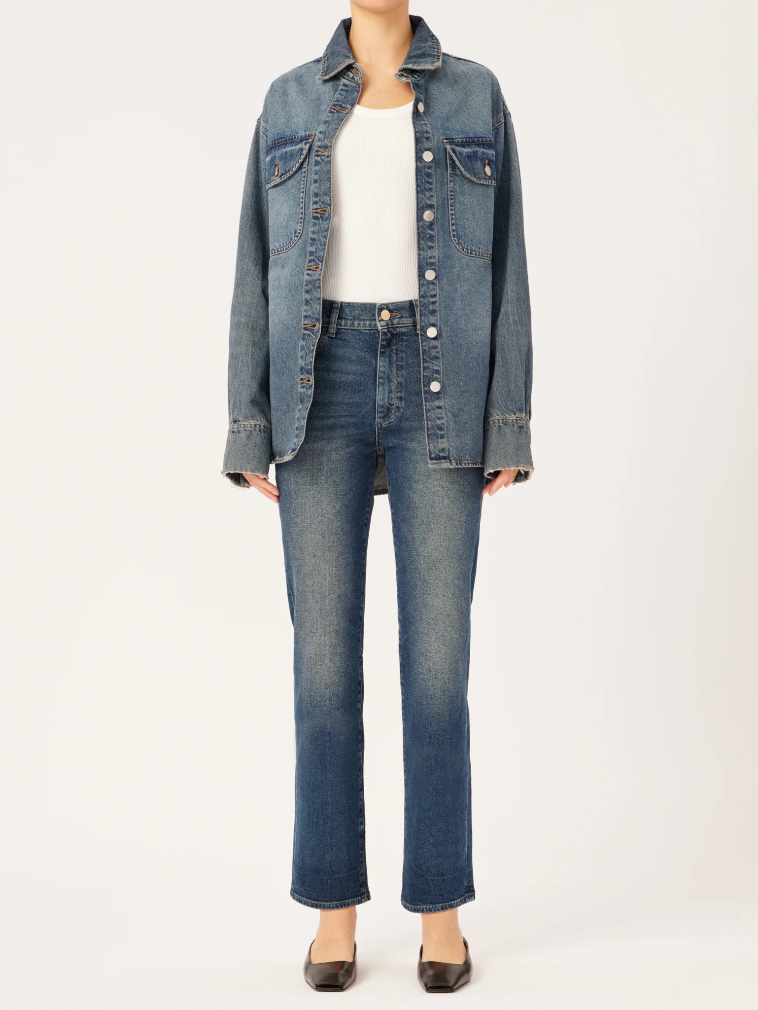 DL1961 DL1961 Denim Faye Shirt Endless Waves