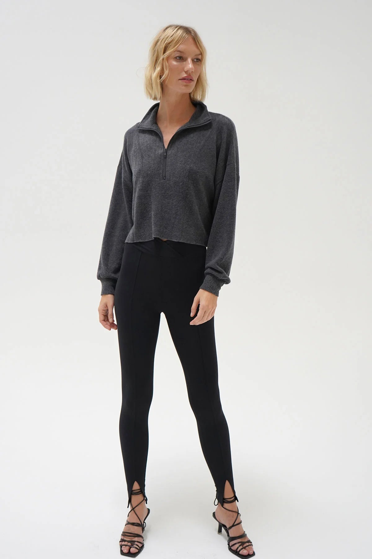 LNA LNA Felix Brushed Zip Up Endless Waves