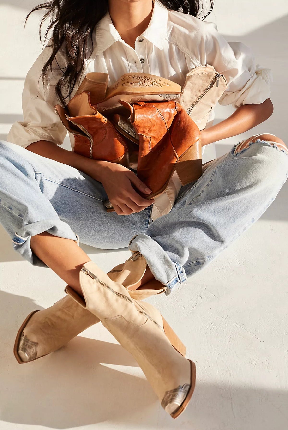 Free People Brayden Western Boot - Endless Waves