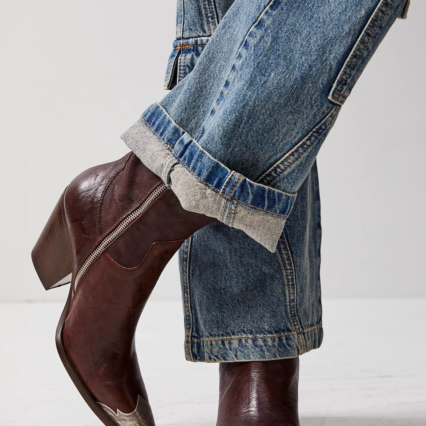 Free People Free People Brayden Western Boots Endless Waves