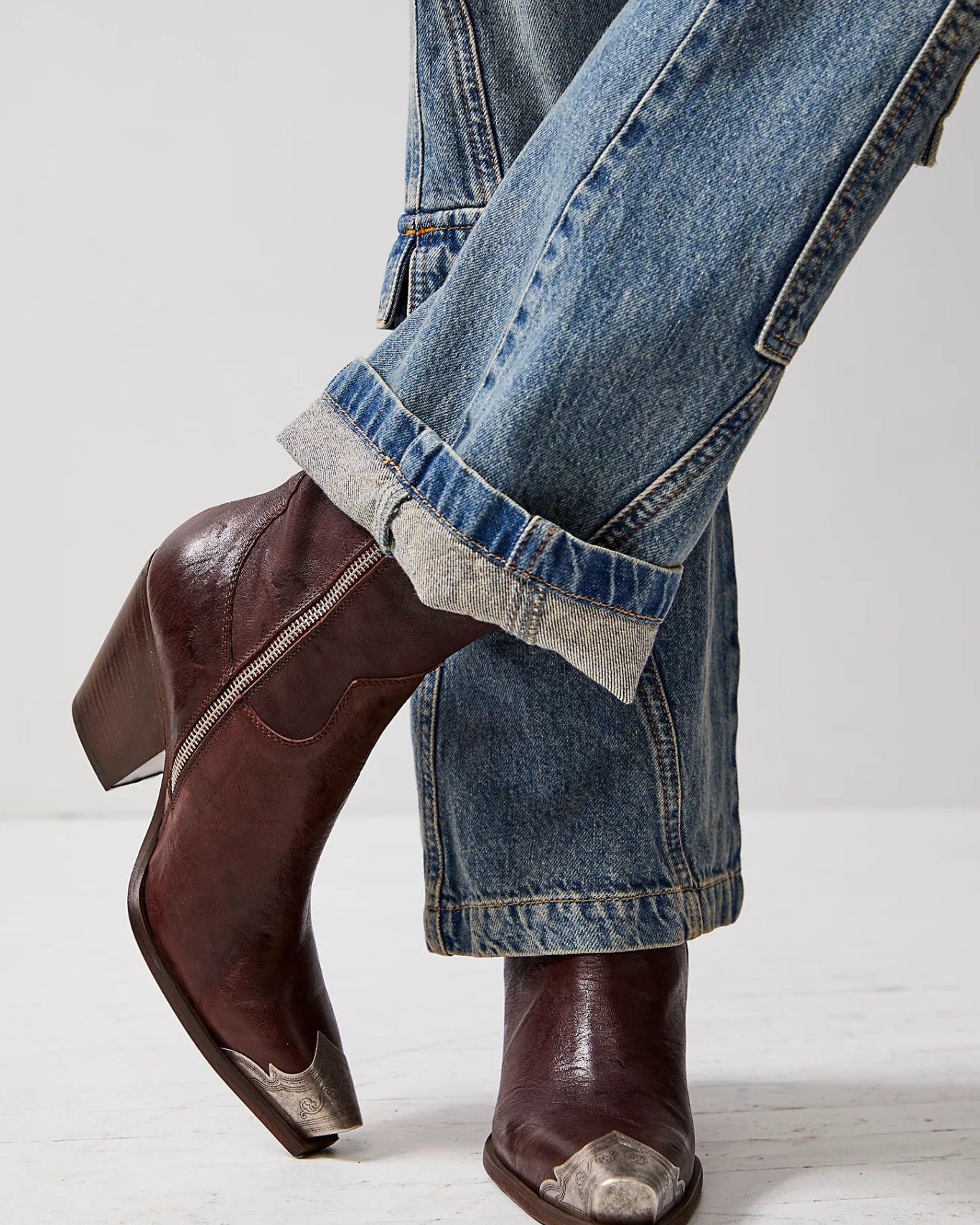 Free People Free People Brayden Western Boots Endless Waves