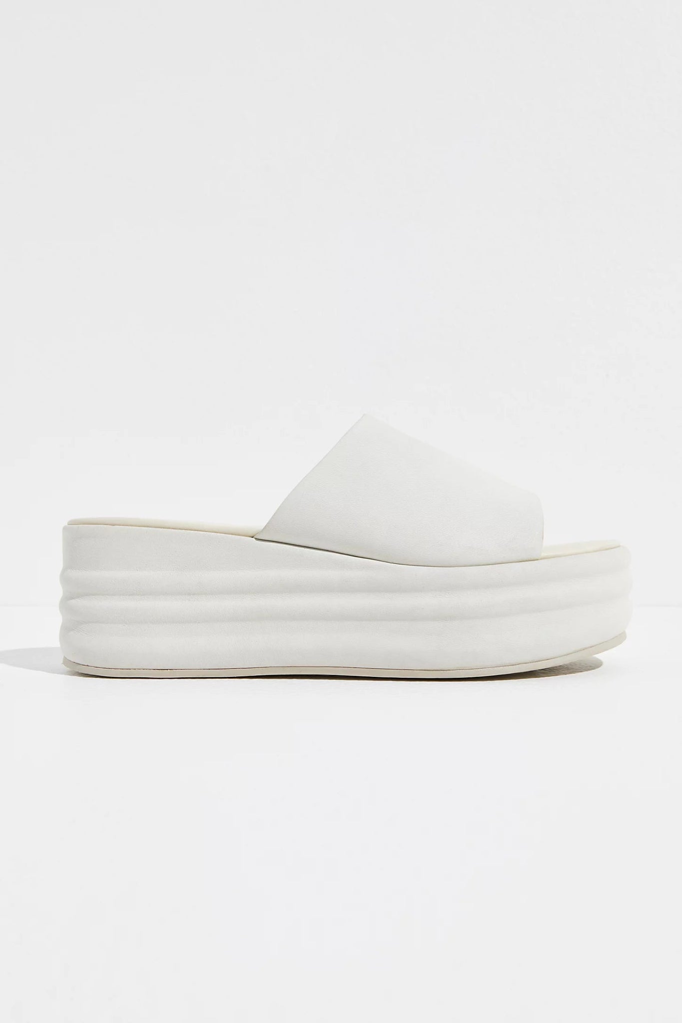 Free People Harbor Flatform Leather Sandals - Endless Waves