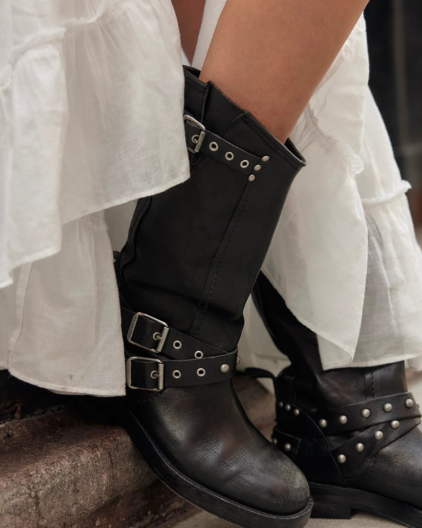 Free People We The Free Janey Engineer Boots Endless Waves