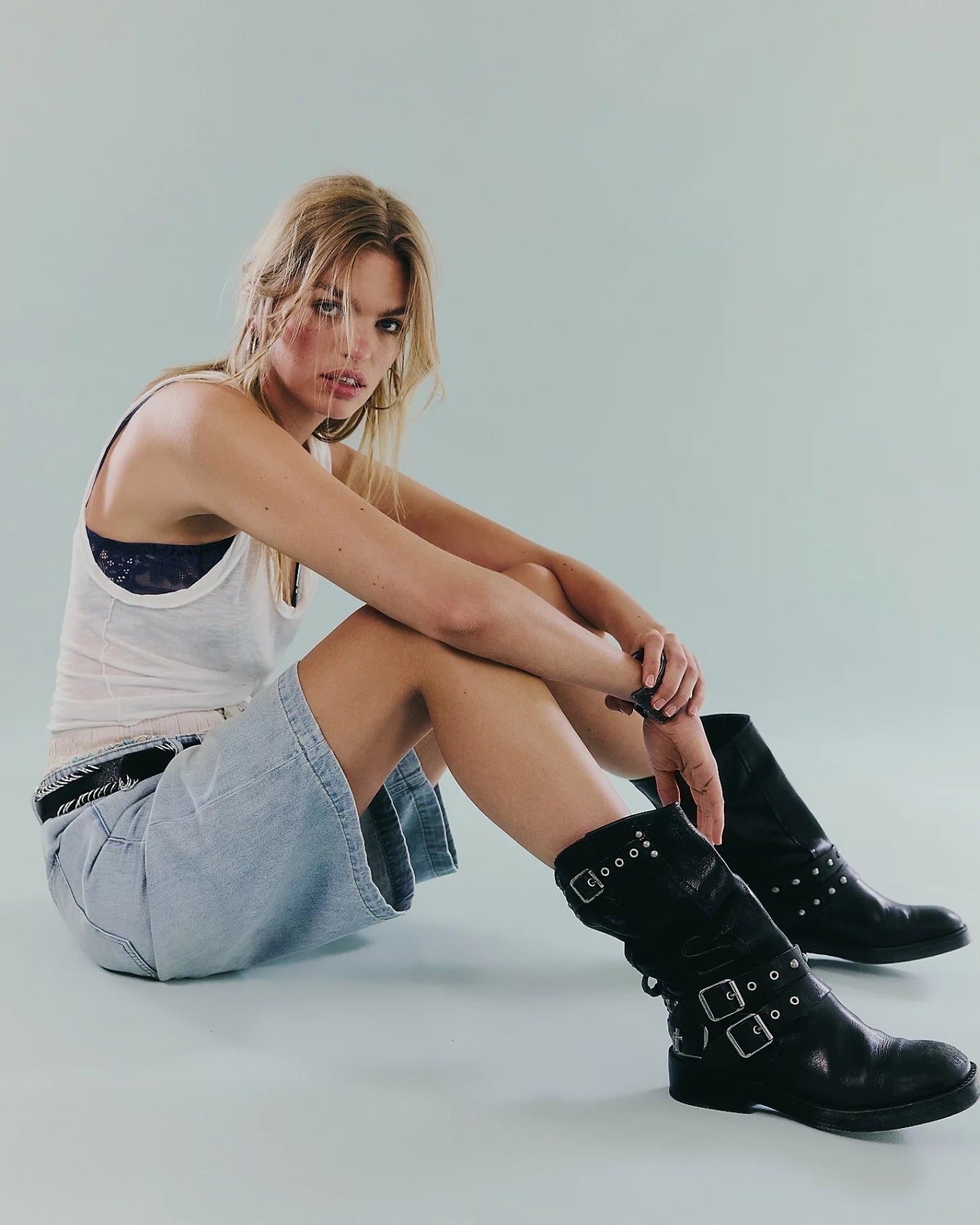 Free People We The Free Janey Engineer Boots Endless Waves