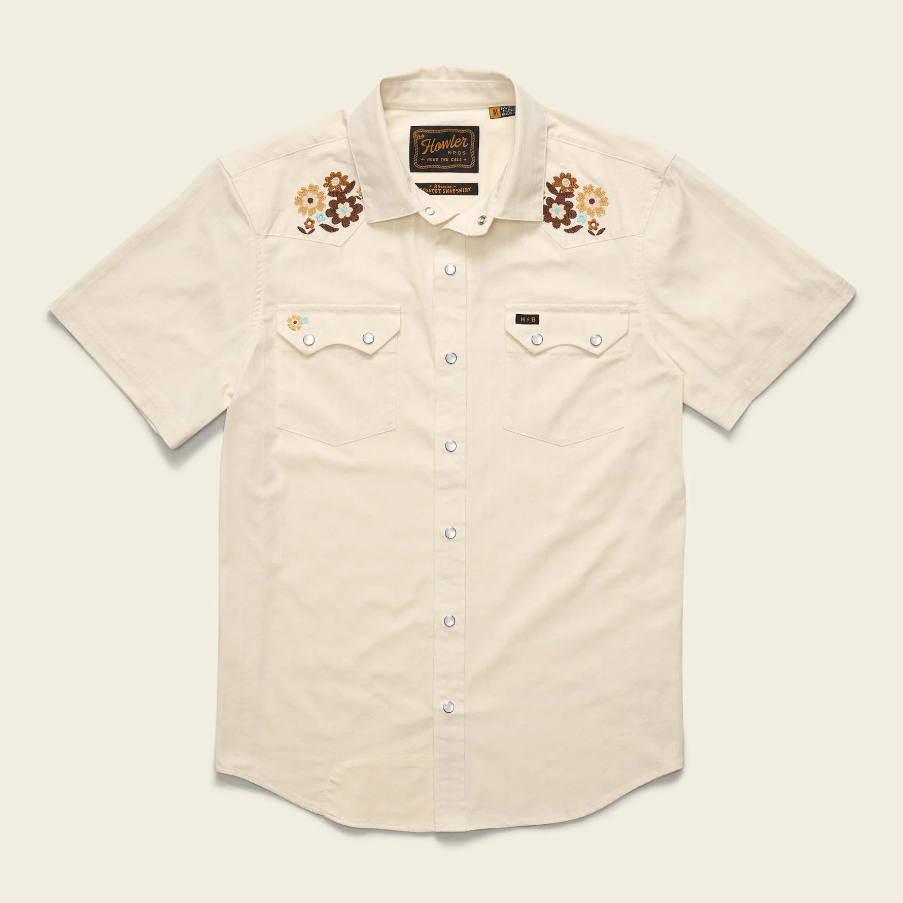 Howler Bros Crosscut Deluxe Snapshirt - Endless Waves