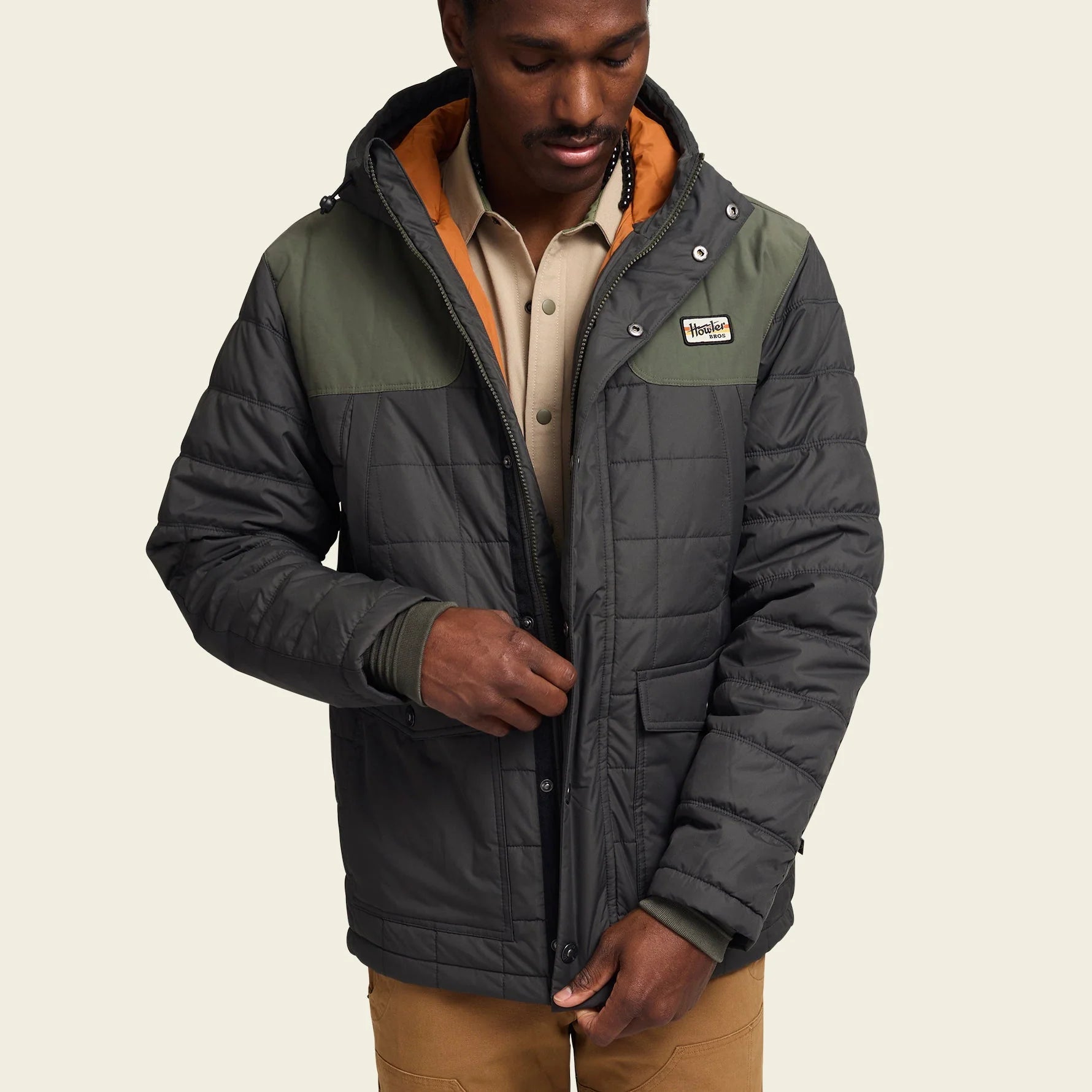 Howler Bros Spellbinder Parka in Pavement / Dove Grey