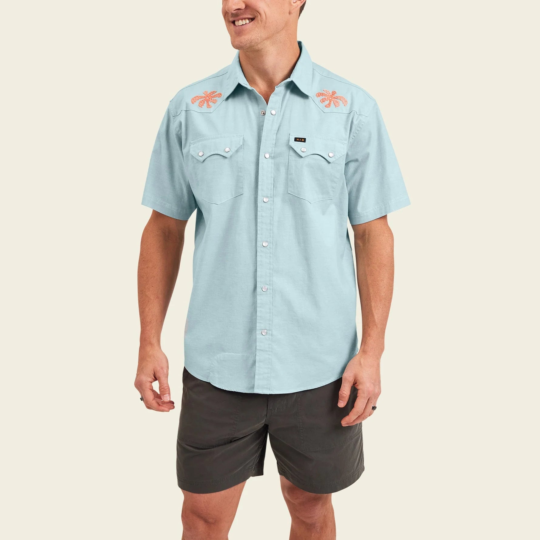 Howler Bros Howler Bros Crosscut Deluxe Short Sleeve Shirt Endless Waves