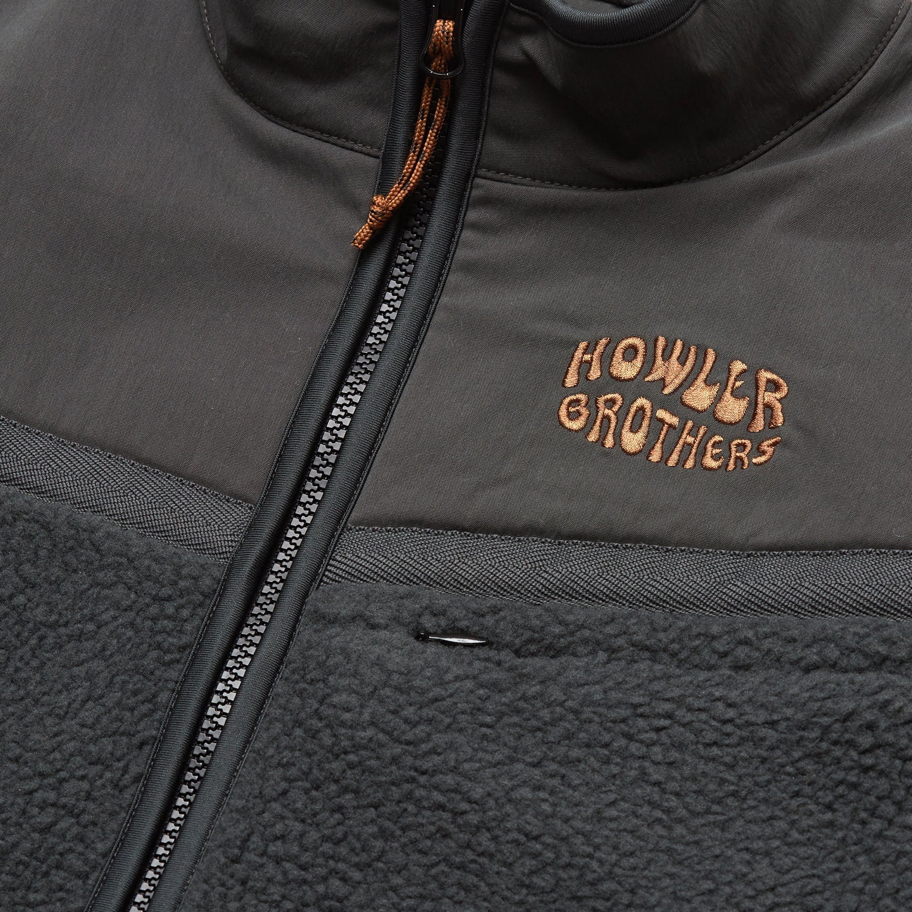 Howler Brothers Crozet Fleece Vest - Faded Black - Endless Waves