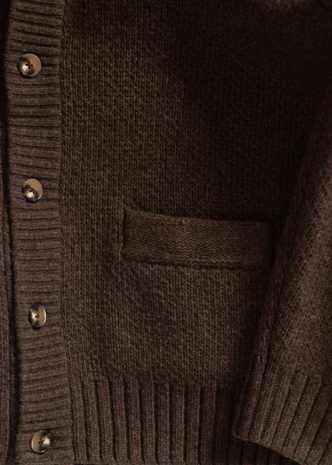 Iron & Resin Cabin Shawl Collar Sweater