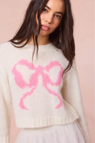 Jorah Alpaca - Blend Bow Pullover - Endless Waves