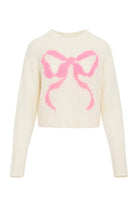 Jorah Alpaca - Blend Bow Pullover - Endless Waves
