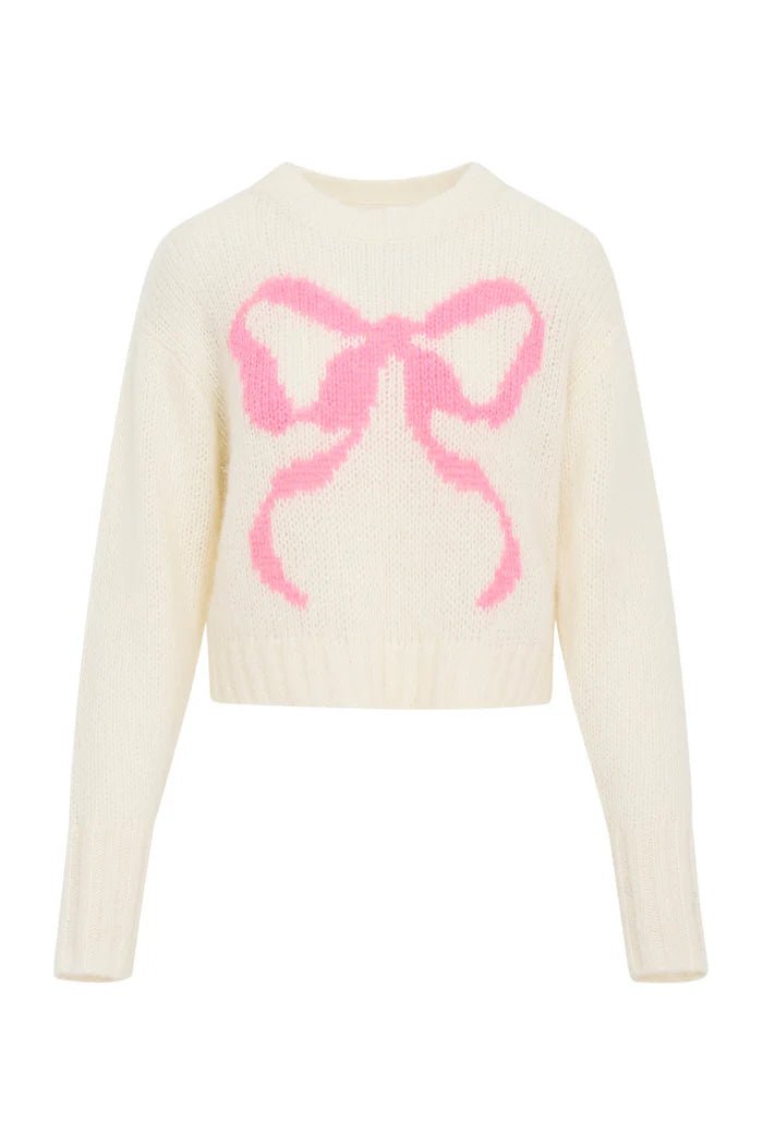 Jorah Alpaca - Blend Bow Pullover - Endless Waves