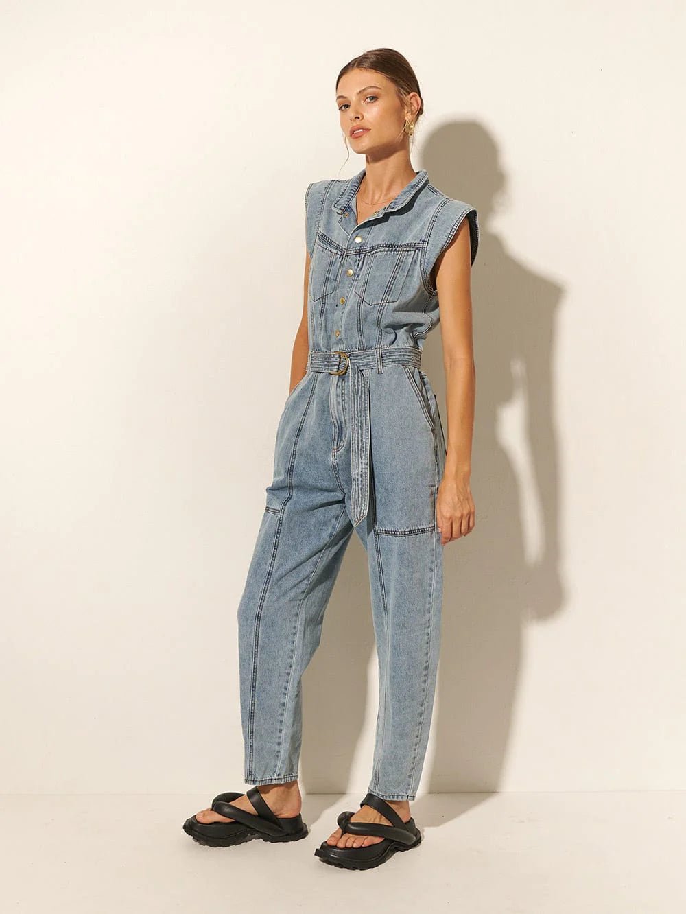 Kivari Azalia Denim Boilersuit Endless Waves