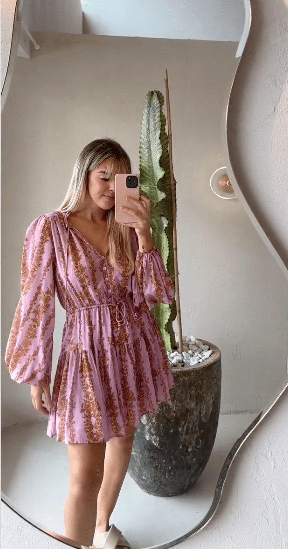 Kivari Kivari Larissa Mini Dress Endless Waves