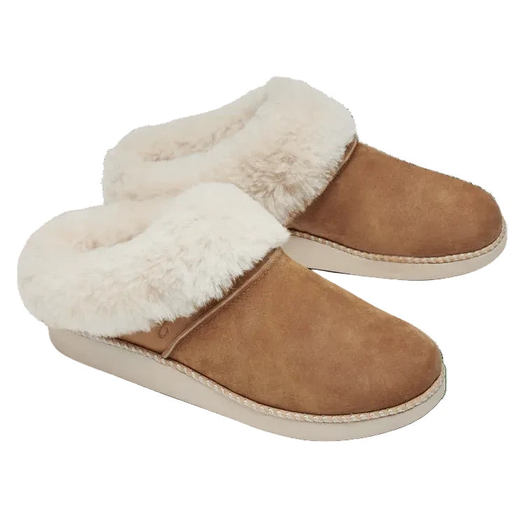 OluKai OluKai Women's Ku'i Shearling Slippers Endless Waves