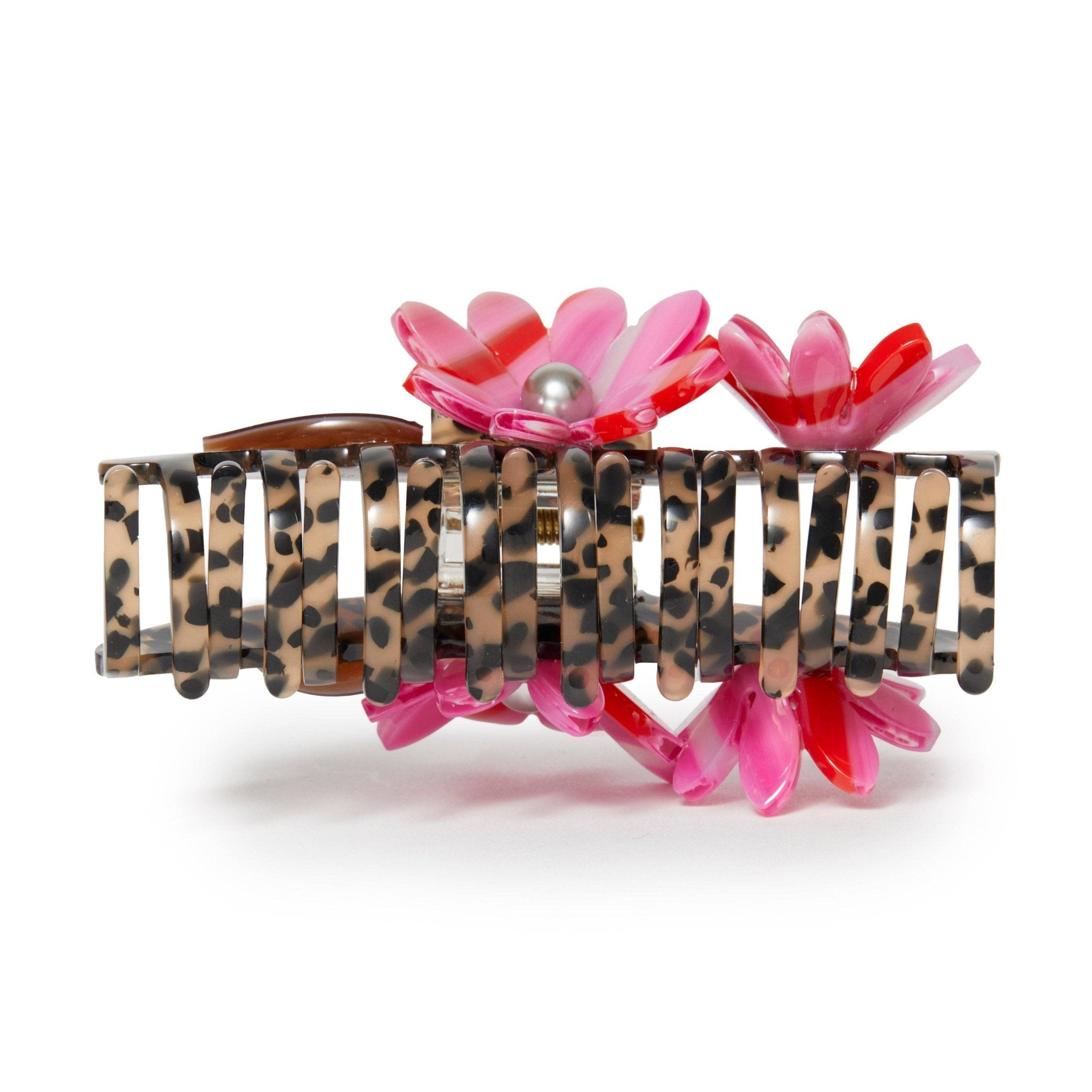 Lele Sadoughi Lele Sadoughi Cheetah Petunia Claw Clip Endless Waves