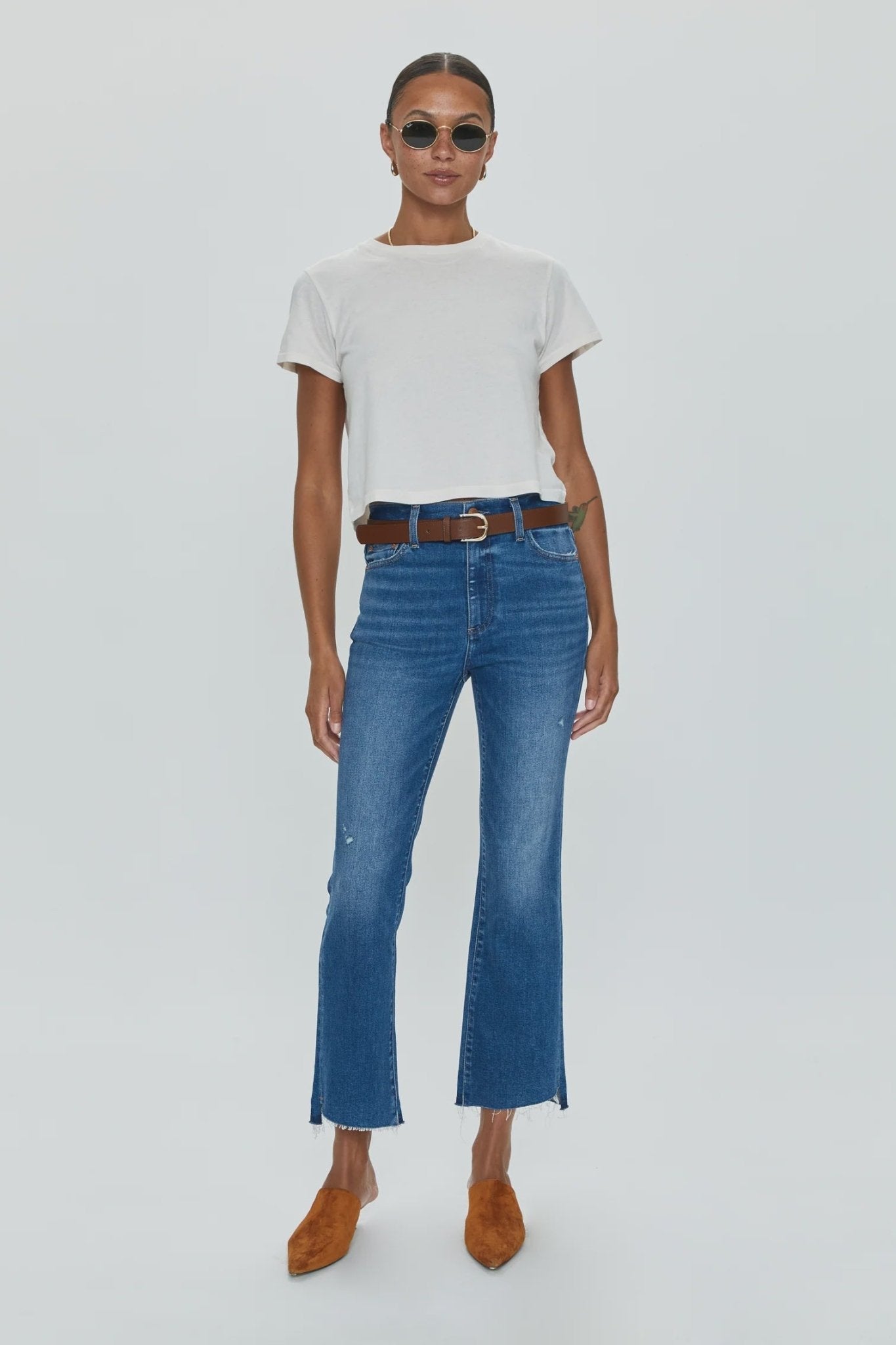 Lennon High Rise Crop Boot - Endless Waves