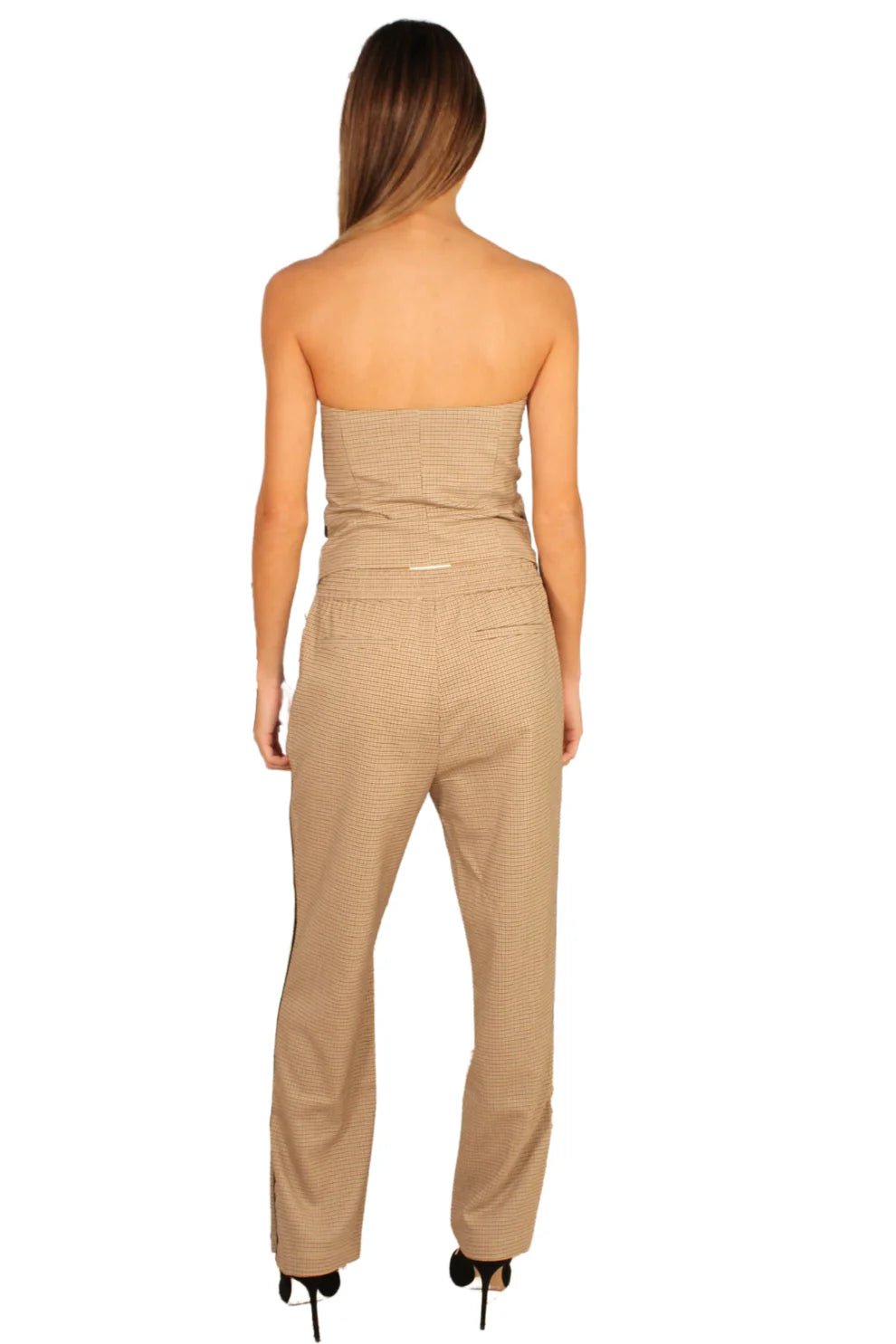 LNA LNA Carine Houndstooth Bustier Endless Waves