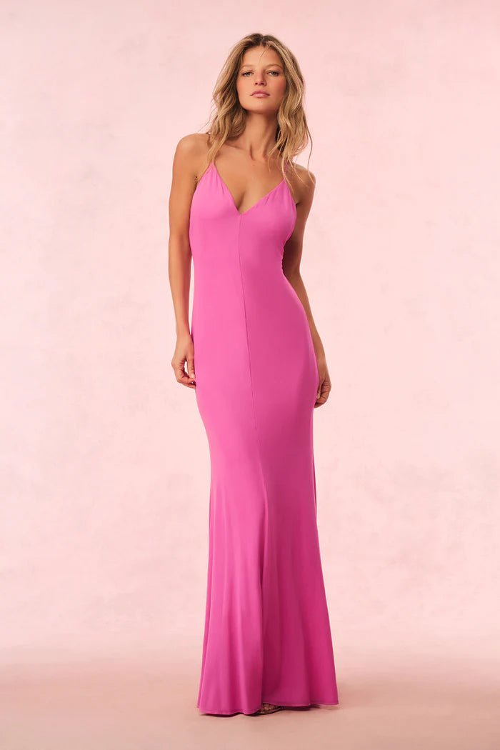 LoveShackFancy Mikel Jersey Maxi Dress - Endless Waves