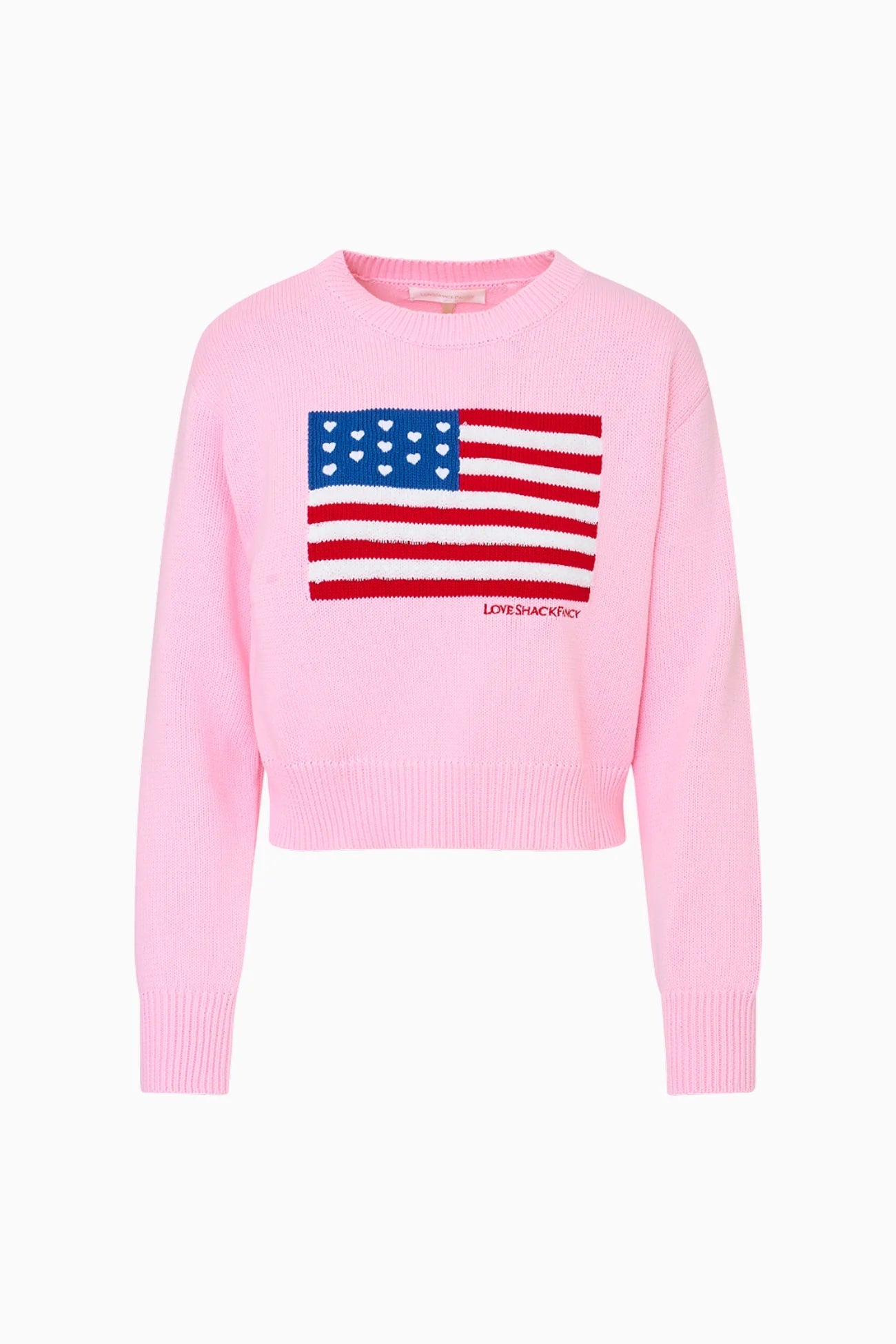 LoveShackFancy Ty Cotton Flag Pullover - Endless Waves