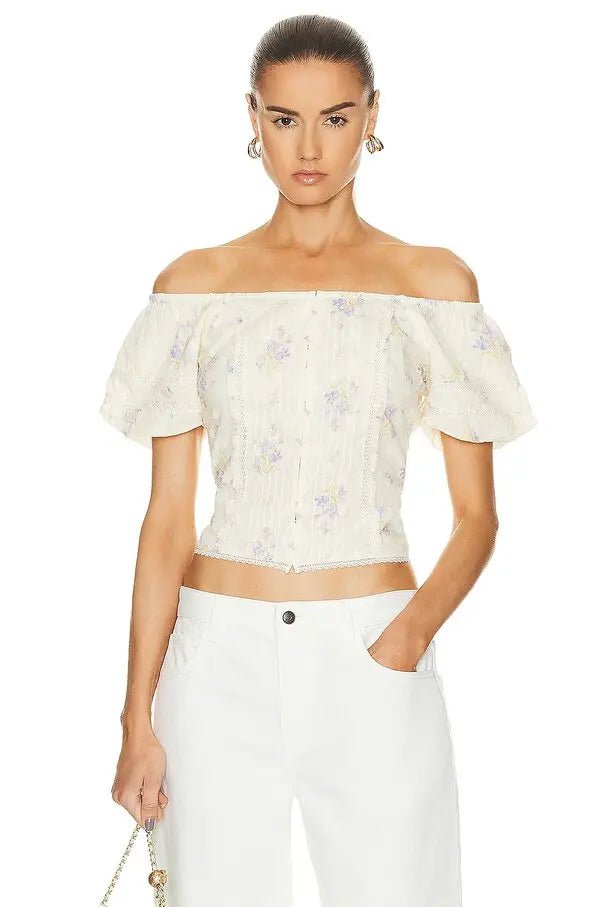 LoveShackFancy Zia Top