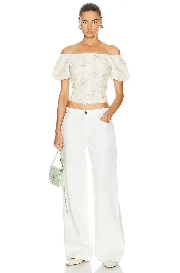 LoveShackFancy Zia Top