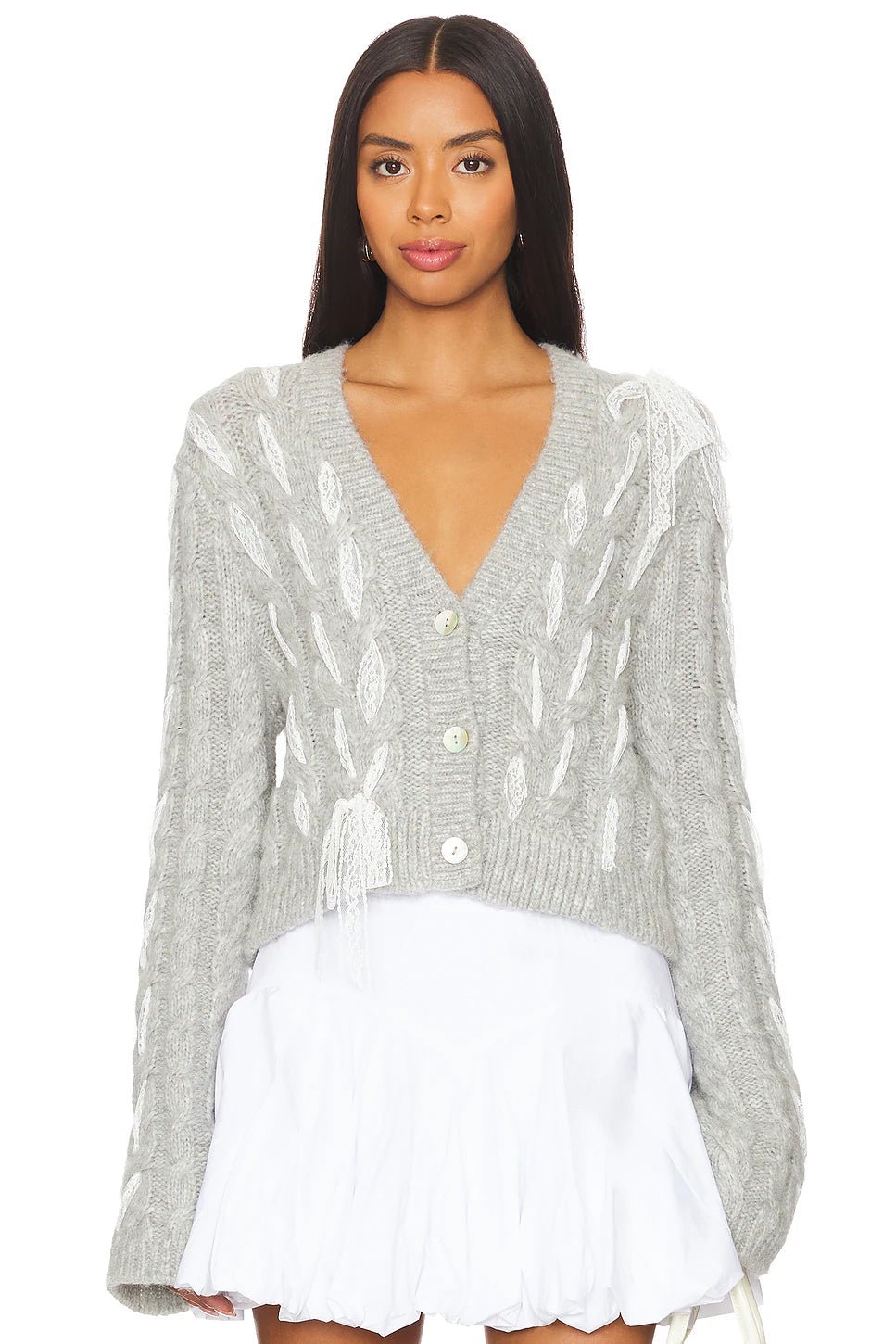 LoveShackFancy LoveShackFancy Louella Cardigan Endless Waves