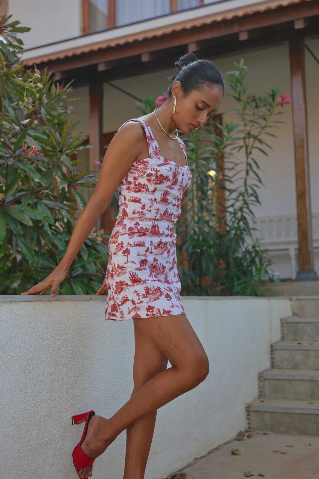 Lucia Mini Skirt - Endless Waves