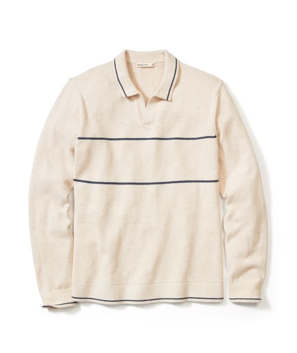 Long-sleeve Marine Layer Liam Sweater Polo