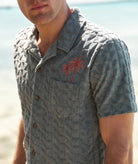 Marine Layer Towel Terry Resort Shirt - Endless Waves