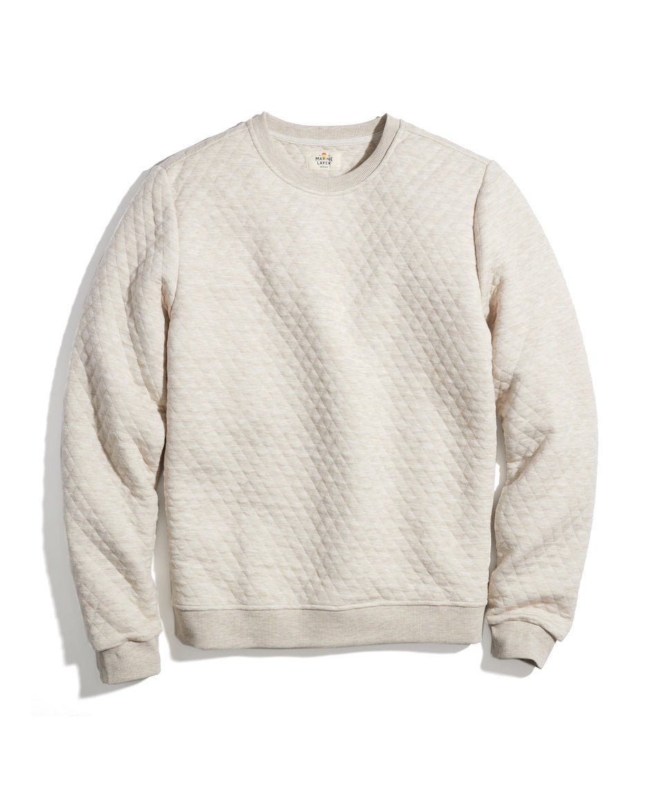 Marine Layer Marine Layer Corbet Quilted Crewneck Endless Waves