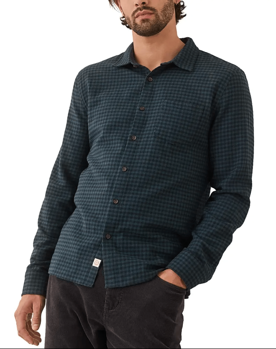 Marine Layer Marine Layer Tahoe Flannel Shirt Endless Waves