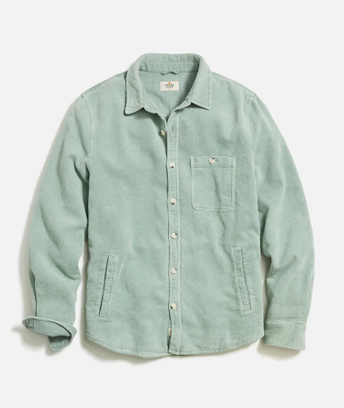 Marine Layer Marine Layer Max Broken In Corduroy Overshirt Endless Waves