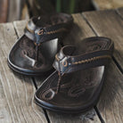 Mea Ola - Men’s Leather Beach Sandals - Endless Waves