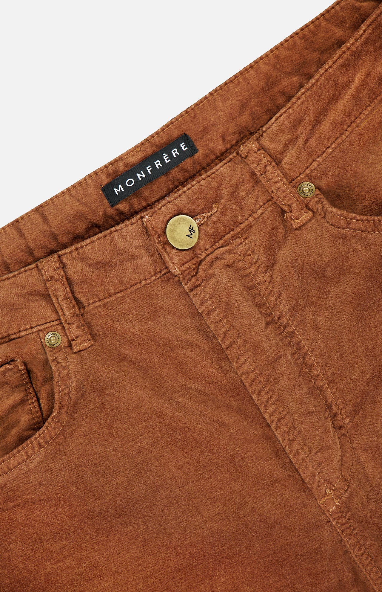 Monfrère Monfrere Brando Slim Fit Velvet Pants Endless Waves