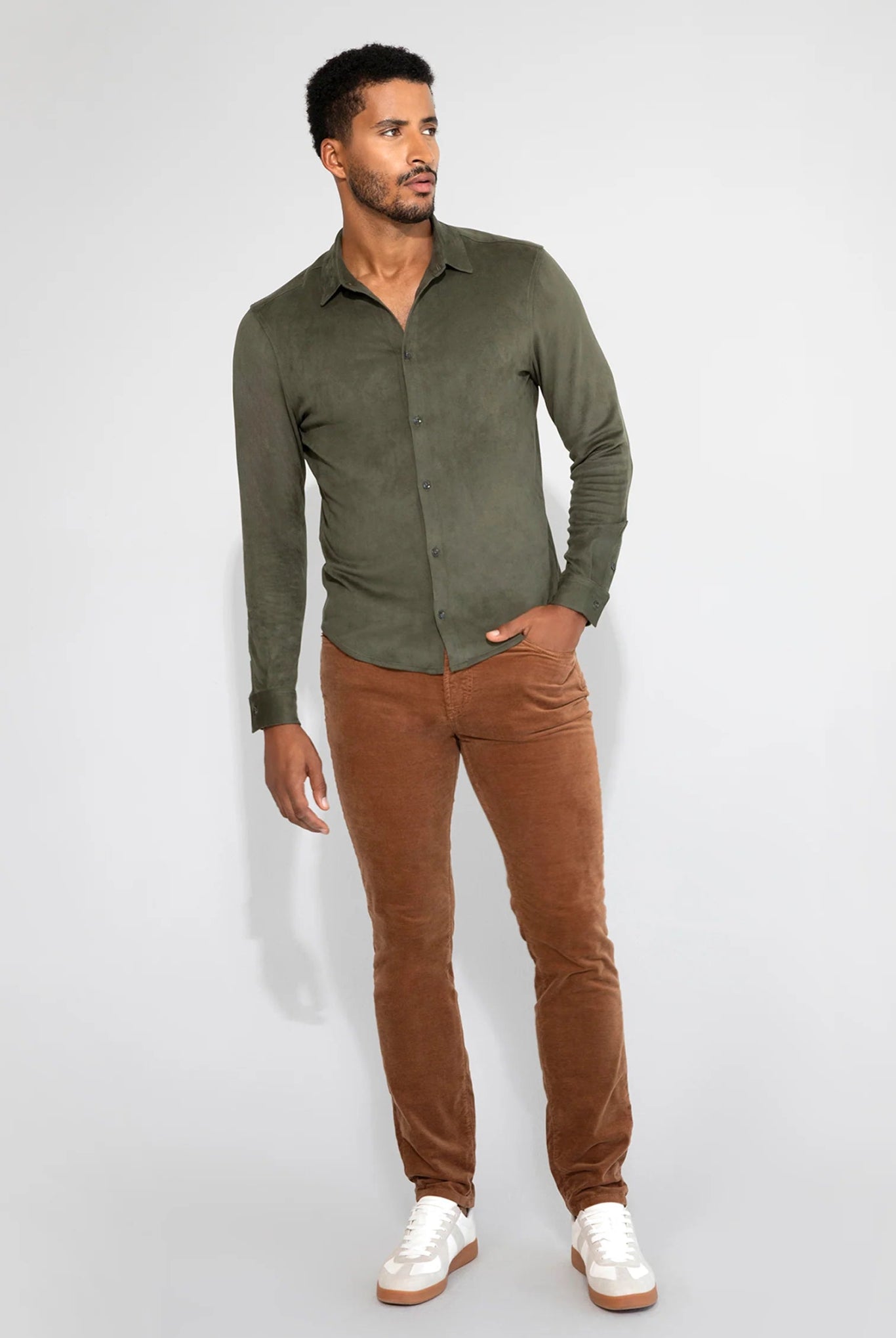 Monfrère Monfrère Cooper Shirt in Juniper Endless Waves