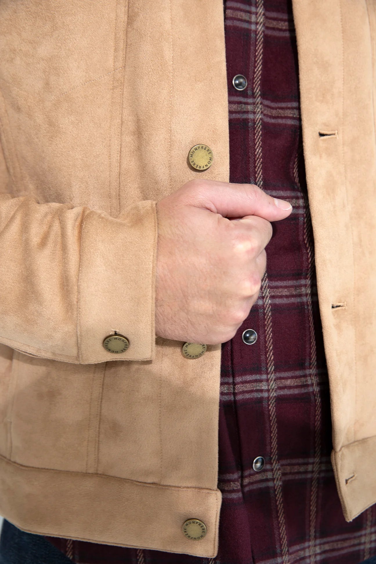 Monfrère Monfrère Dean Butter Suede Jacket Endless Waves