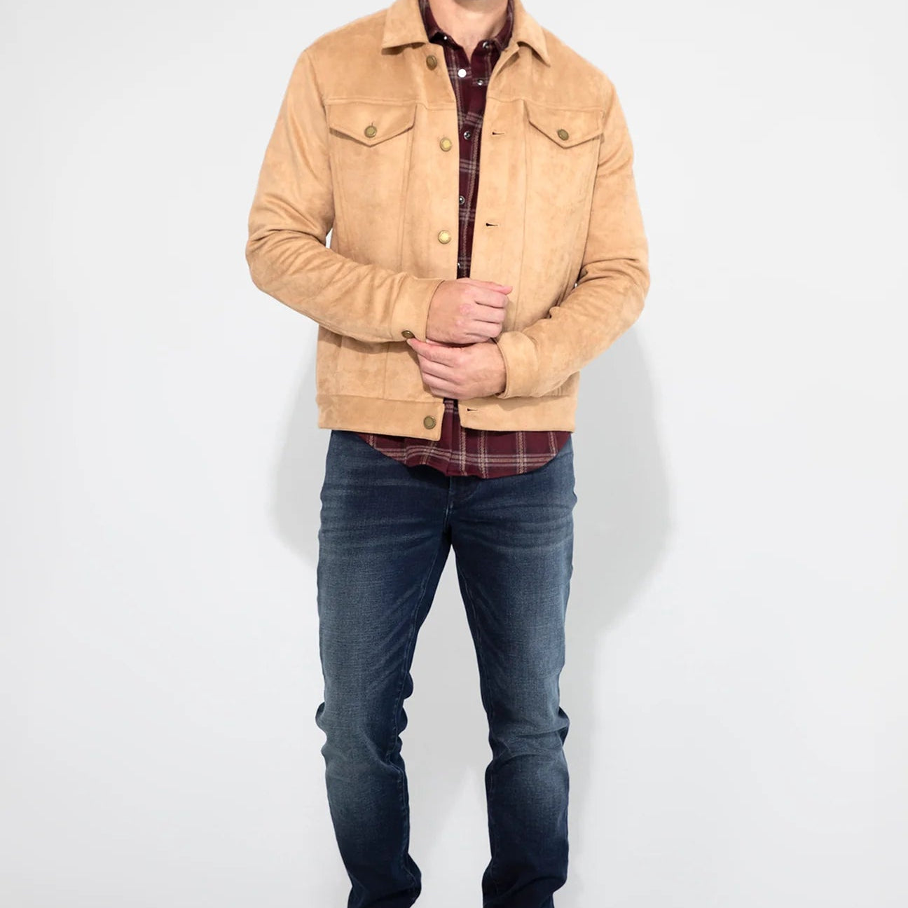 Monfrère Monfrère Dean Butter Suede Jacket Endless Waves