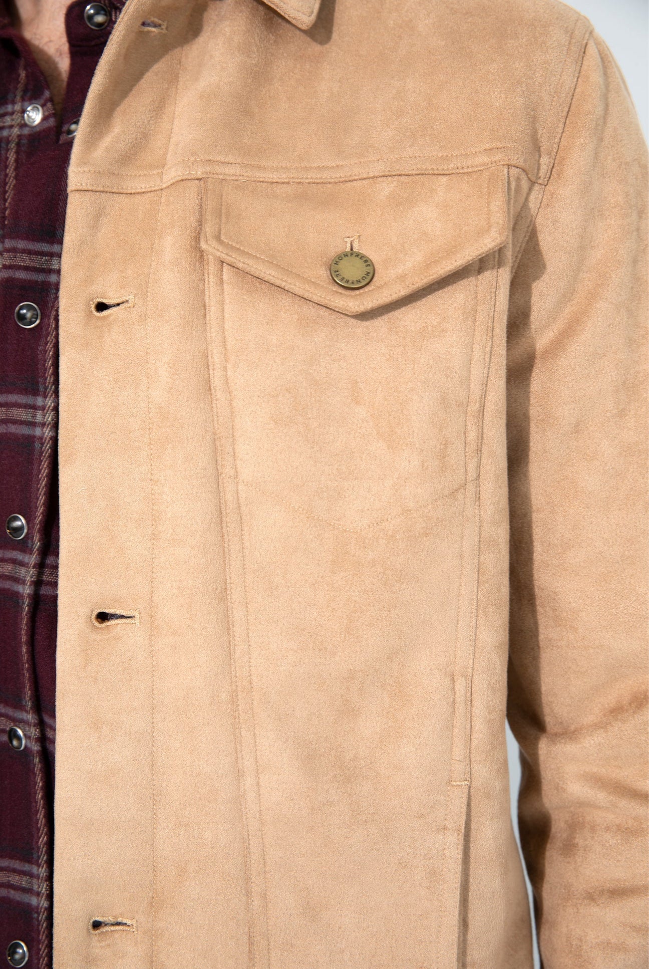 Monfrère Monfrère Dean Butter Suede Jacket Endless Waves