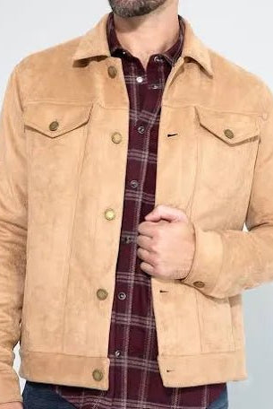 Monfrère Monfrère Dean Butter Suede Jacket Endless Waves