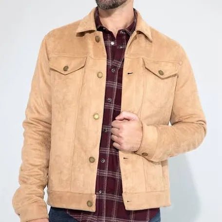 Monfrère Monfrère Dean Butter Suede Jacket Endless Waves