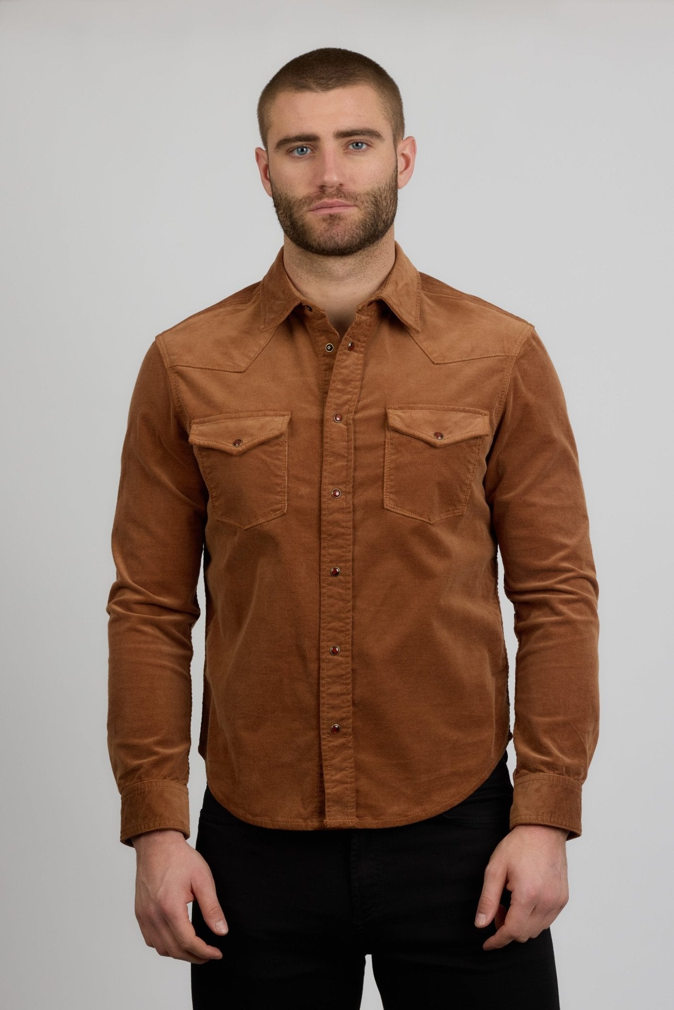 Monfrère Eastwood Needle Cord Shirt - Endless Waves