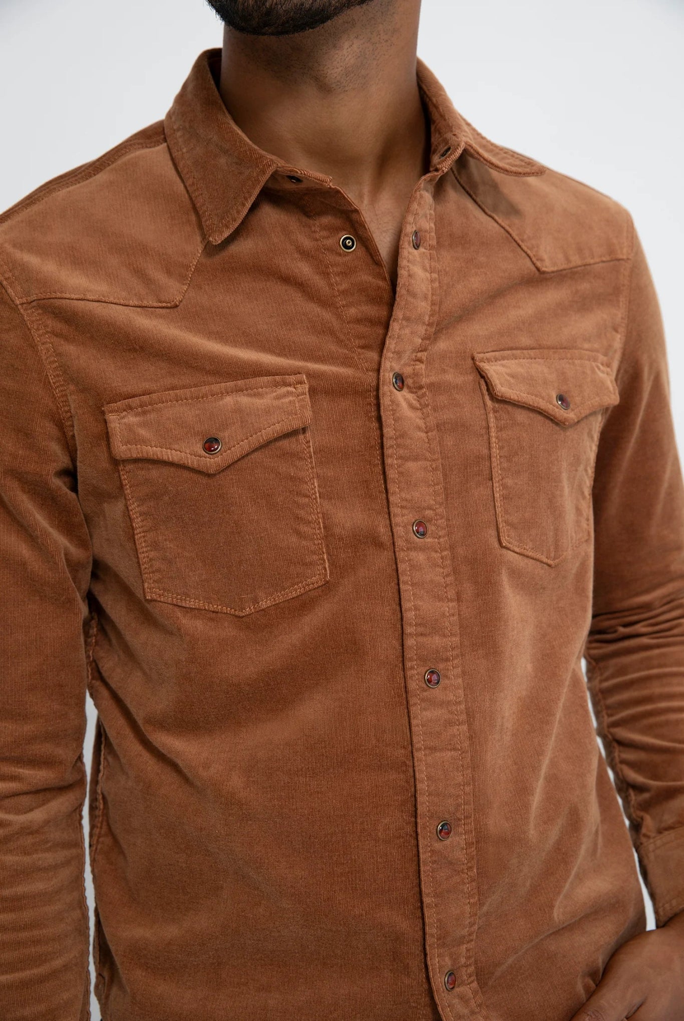 Monfrère Monfrère Eastwood Needle Cord Shirt Endless Waves