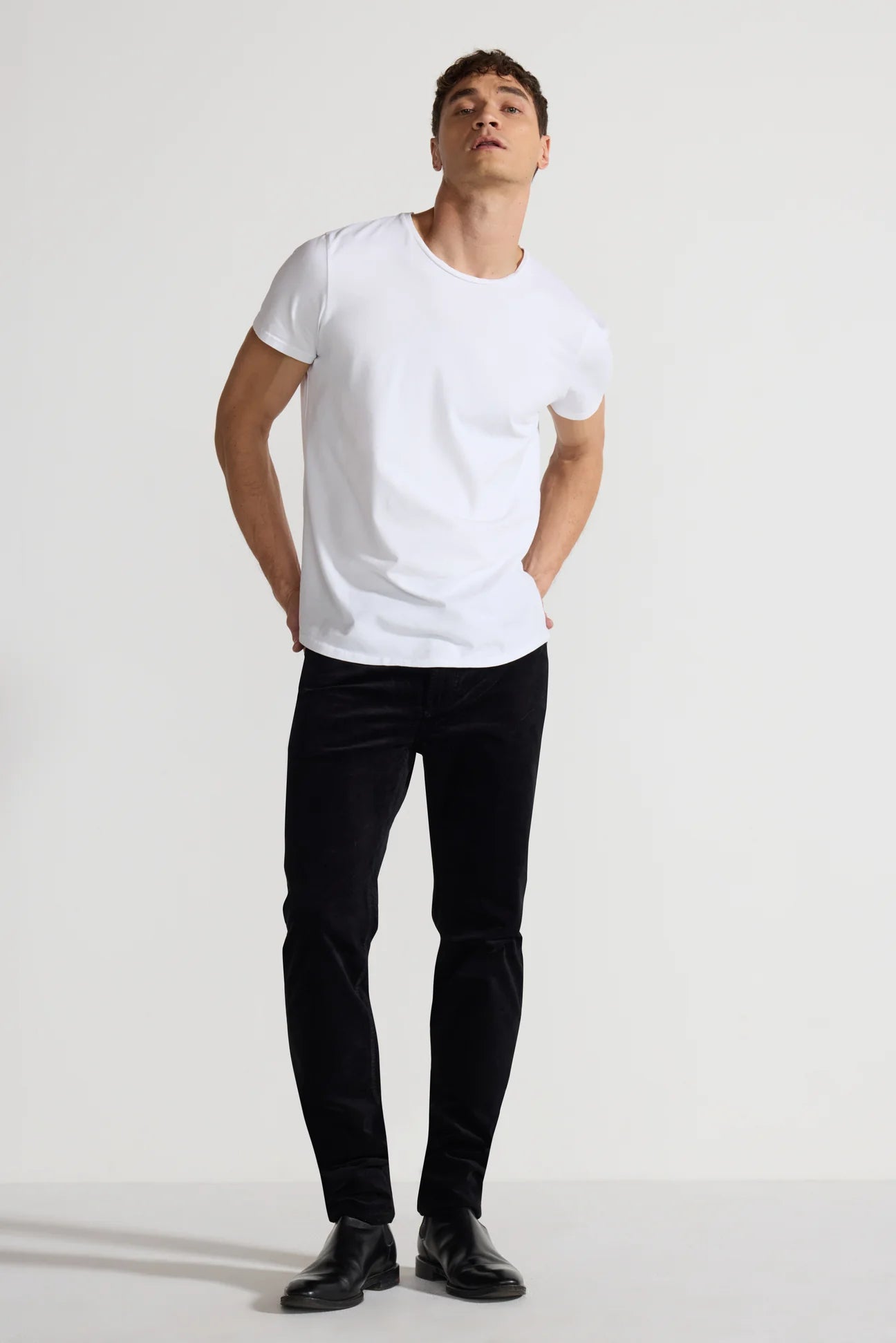 Monfrère Monfrere Brando Slim Fit Velvet Pants Endless Waves