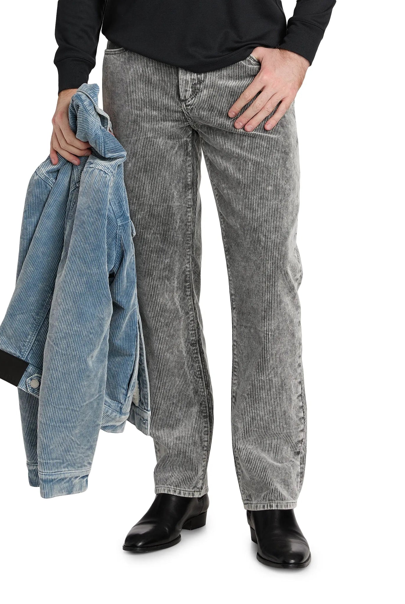 Monfrère Monfrere Caine Acid - Wash Straight Leg Jeans Endless Waves