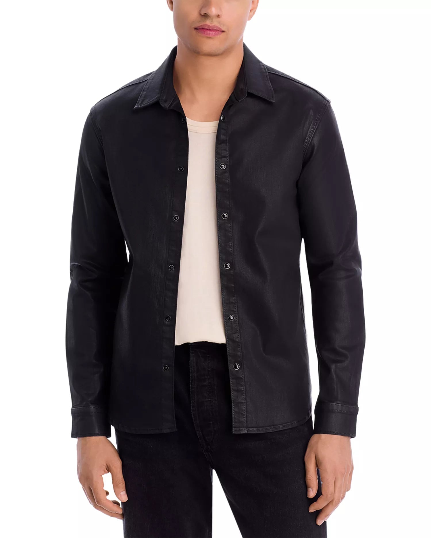 Monfrère Monfrère Cooper Coated Noir Shirt Endless Waves