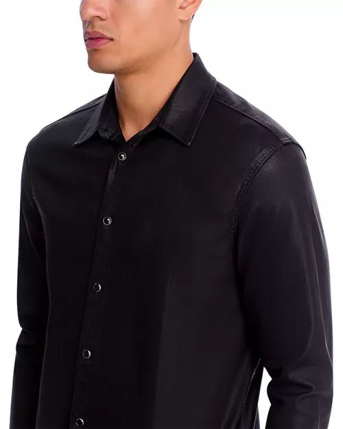 Monfrère Monfrère Cooper Coated Noir Shirt Endless Waves