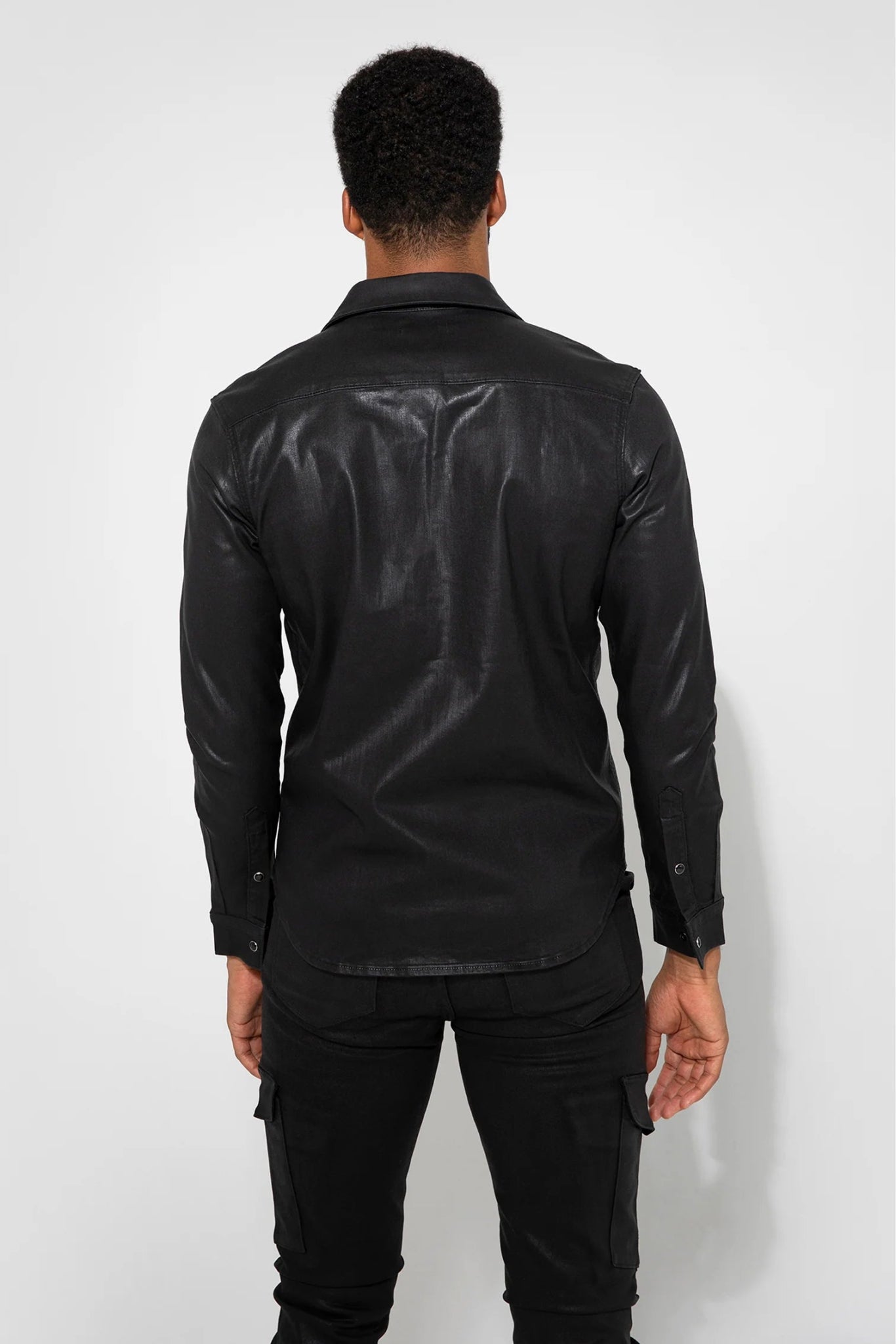 Monfrère Monfrère Cooper Coated Noir Shirt Endless Waves