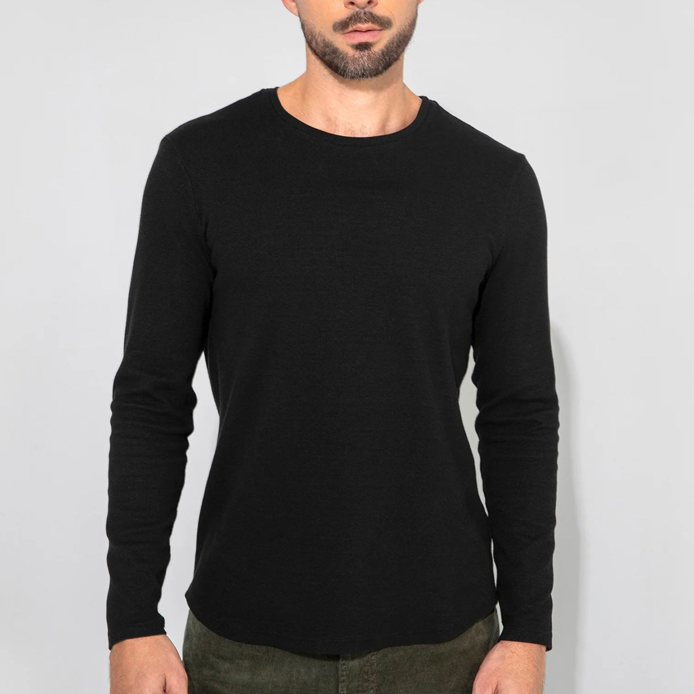 Monfrère Monfrère Dann Ribbed Long Sleeve Endless Waves